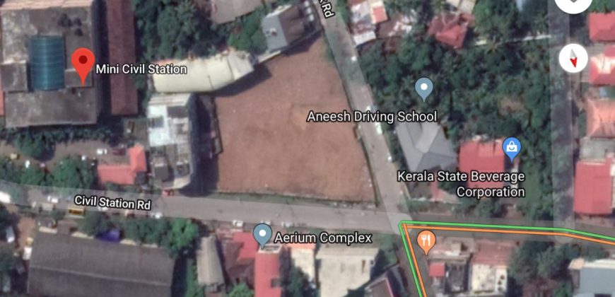 60 cent Rectangular Commercial land for sale in the heart of Aluva Town Ernakulam